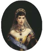 Konstantin Makovsky Portrait of Empress Maria Feodorovna Spain oil painting artist